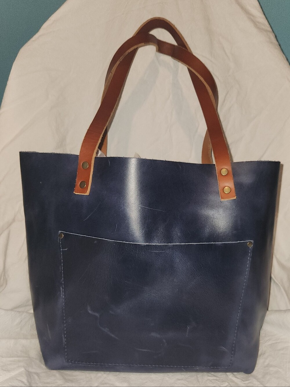 PLG Lg Classic Tote Cowboy Blue